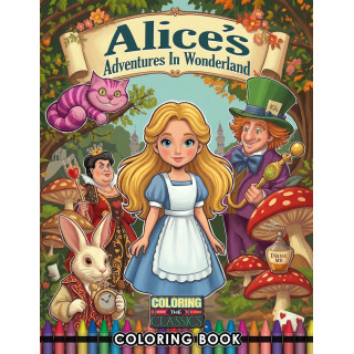 Alice's Adventures in Wonderland Coloring Book